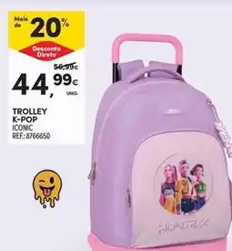 Continente Bom dia Trolley k-pop promoção