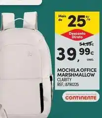 Continente Bom dia Continente - mochila office marshmallow promoção