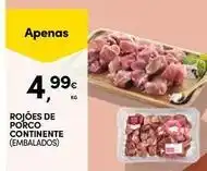 Continente Bom dia Continente - rojoes de porco promoção