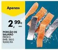 Continente Bom dia Porcao de salmão promoção