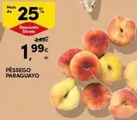 Continente Bom dia Pêssego paraguayo promoção