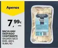 Continente Bom dia Continente - bacalhau desfiado promoção