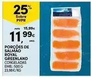 Continente Bom dia Royal greenland - porções de salmão promoção