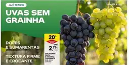 Continente Bom dia App - uvas sem grainha promoção