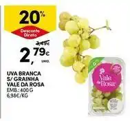 Continente Bom dia Vale da rosa - uva branca s/ grainha promoção
