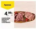 Continente Bom dia Continente - costeletas mista de porco promoção