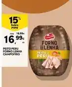 Continente Bom dia Campofrio - peito peru forno lenha promoção
