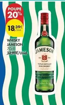 Pingo Doce Jameson - whisky promoção