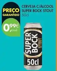 Pingo Doce Super bock - cerveja c/alcool stout promoção