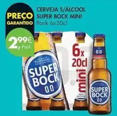 Pingo Doce Mini - cerveja s/alcool super bock promoção