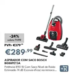 Radio Popular aspirador com saco bosch bgb8pet3a promoção