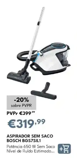 Radio Popular aspirador sem saco bosch bgs7sil1 promoção