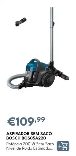 Radio Popular aspirador sem saco bosch bgs05a220 promoção