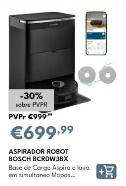 Radio Popular aspirador robot bosch bcrdw3bx promoção