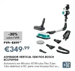 Radio Popular aspirador vertical sem fios bosch bcs71hyg4 promoção