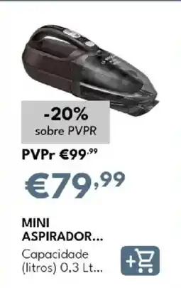Radio Popular mini aspirador promoção