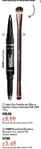 Oriflame Lápis duo sombra de olhos e eyeliner colour unlimited the one promoção