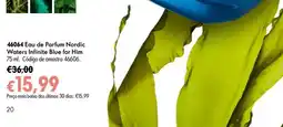 Oriflame Eau de Parfum Nordic Waters Infinite Blue for Him promoção