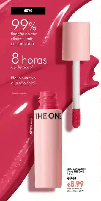 Oriflame Batom ultra flex shine the one promoção