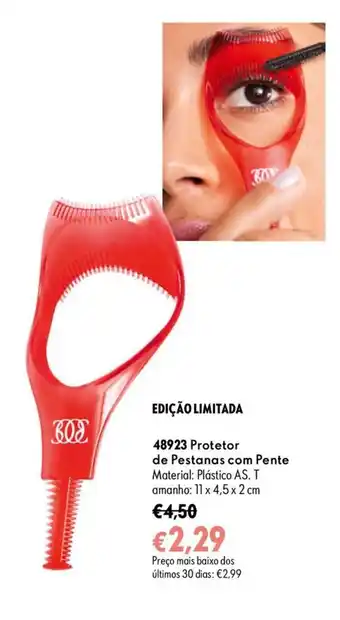 Protetor de Pestanas com Pente 308