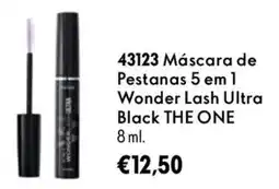 Oriflame máscara de pestanas 5 em 1 wonder lash ultra black the one promoção