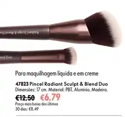 Oriflame Pincel radiant sculpt & blend duo promoção