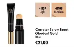 Oriflame Corretor serum boost giordani gold promoção
