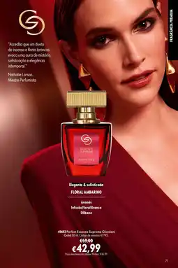 Oriflame Essenza Supreme Giordani promoção