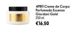 Oriflame Creme de corpo perfumado essenza giordani gold promoção