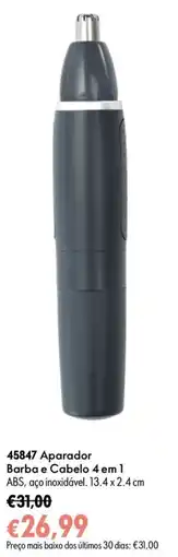 Oriflame Aparador Barba e Cabelo 4 em 1 promoção