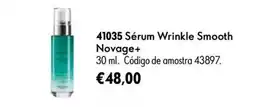 Oriflame Sérum wrinkle smooth novage+ promoção
