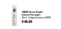 Oriflame Sérum bright intense novage+ promoção