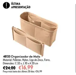 Oriflame Organizador de Mala promoção