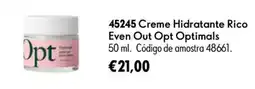 Oriflame Opt creme hidratante rico promoção