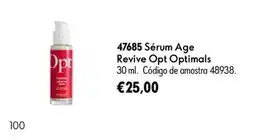 Oriflame Sérum age revive opt optimals promoção