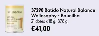 Oriflame Batido natural balance wellosophy - baunilha promoção
