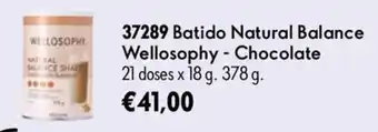 Oriflame Batido natural balance wellosophy - chocolate promoção