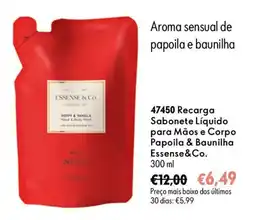 Oriflame Recarga sabonete líquido para mãos e corpo papoila & baunilha essense&co. promoção