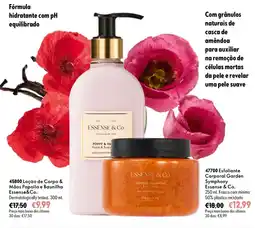Oriflame Loção de Corpo & Mãos Papoila e Baunilha Essense&Co. promoção