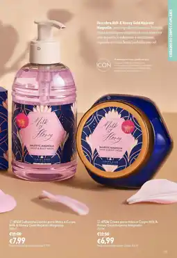 Oriflame Sabonete Líquido para Mãos e Corpo Milk & Honey Gold Majestic Magnolia promoção