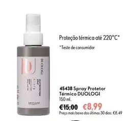 Oriflame Spray Protetor Térmico Duologi promoção