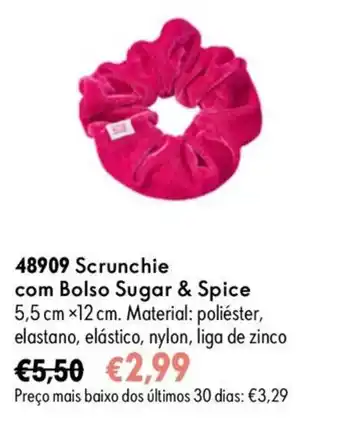 Oriflame Scrunchie com Bolso Sugar & Spice promoção