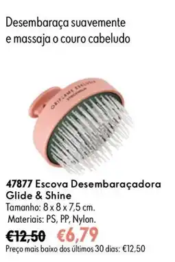 Oriflame escova desembaraçadora glide & shine promoção