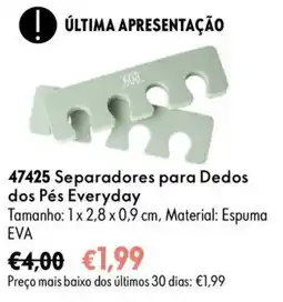 Oriflame Separadores para Dedos dos Pés Everyday promoção