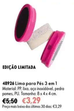 Oriflame Lima para Pés 3 em 1 promoção