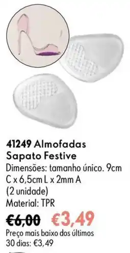 Oriflame Almofadas Sapato Festive promoção