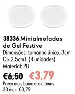 Oriflame Minialmofadas de gel festive promoção