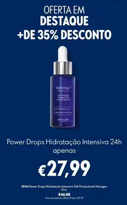Oriflame power drops hidratação intensiva 24h promoção