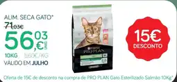ZU pro plan gato esterilizado salmão promoção