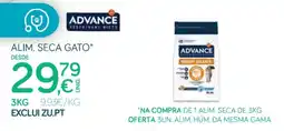 ZU Advance alimento seco gato promoção